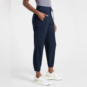 EUC Athleta Navy Go Far Travel Venture Pant